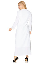 Load image into Gallery viewer, Women's Lace Detail White Full Coat