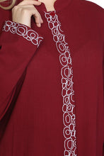 Load image into Gallery viewer, معطف كامل عنابي نسائي