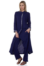 Load image into Gallery viewer, معطف كامل بنفسجي نسائي