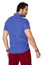 Load image into Gallery viewer, Men's Short Sleeves Saxe Shirt