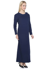 Load image into Gallery viewer, عباية كحلي مطرزة نسائية