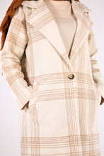 Load image into Gallery viewer, معطف ماكيناو بمربعات نسائي
