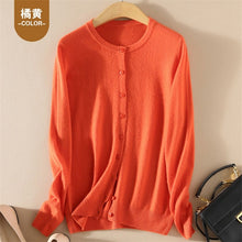 Load image into Gallery viewer, Cashmere Sweater Women Knitted Crochet Coat Female Jumper Pull Femme Hiver Jersey Casual Streetwear Single Breasted Cardigans