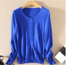 Load image into Gallery viewer, Cashmere Sweater Women Knitted Crochet Coat Female Jumper Pull Femme Hiver Jersey Casual Streetwear Single Breasted Cardigans