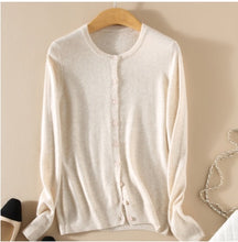 Load image into Gallery viewer, Cashmere Sweater Women Knitted Crochet Coat Female Jumper Pull Femme Hiver Jersey Casual Streetwear Single Breasted Cardigans