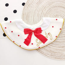 Load image into Gallery viewer, Ins Korean Baby Bib Princess Style Sweet Lace Fake Collar Thickened Cotton Bibs Soliva Towel Spit Cloths Children Products