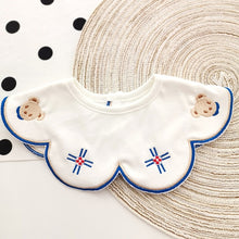 Load image into Gallery viewer, Ins Korean Baby Bib Princess Style Sweet Lace Fake Collar Thickened Cotton Bibs Soliva Towel Spit Cloths Children Products