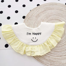 Load image into Gallery viewer, Ins Korean Baby Bib Princess Style Sweet Lace Fake Collar Thickened Cotton Bibs Soliva Towel Spit Cloths Children Products