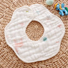 Load image into Gallery viewer, Ins Korean Baby Bib Princess Style Sweet Lace Fake Collar Thickened Cotton Bibs Soliva Towel Spit Cloths Children Products