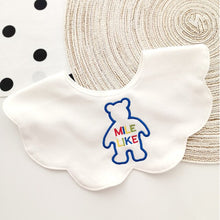 Load image into Gallery viewer, Ins Korean Baby Bib Princess Style Sweet Lace Fake Collar Thickened Cotton Bibs Soliva Towel Spit Cloths Children Products