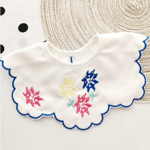 Load image into Gallery viewer, Ins Korean Baby Bib Princess Style Sweet Lace Fake Collar Thickened Cotton Bibs Soliva Towel Spit Cloths Children Products