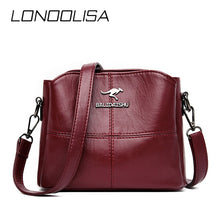 Load image into Gallery viewer, High Quality Soft PU Leather Shoulder Crossbody Bags for Women 2020 New Luxury Handbags Women Bags Designer Messenger Bag Sac