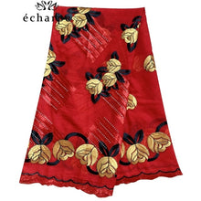 Load image into Gallery viewer, 2021 African Muslim Women Turban Embroidery Soft Cotton 3 Color Matching Dubai Cotton Scarf Islamic Pray Cotton Shawls EC504