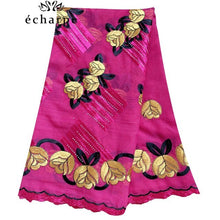 Load image into Gallery viewer, 2021 African Muslim Women Turban Embroidery Soft Cotton 3 Color Matching Dubai Cotton Scarf Islamic Pray Cotton Shawls EC504