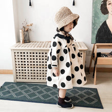 Load image into Gallery viewer, Kids Dresses For Girls Autumn New Toddler Clothes Korea Girls Dresses Polka Dot Peter Pan Collar Baby Children'S Clothing