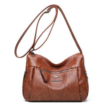 Load image into Gallery viewer, Many Pockets Shoulder Crossbody Bags for Women 2021 Brand Leather Ladies Designr Handbags Winter Style Messenger Bags Sac A Main