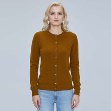 Load image into Gallery viewer, LONGMING Women Cardigan 100% Merino Wool Sweater Wool Blends Autumn Winter Warm knitted Femme Cardigan Women Cashmere Sweater