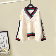 Load image into Gallery viewer, Plus Size Women Winter Patchwork Long Sleeve Knitted Tops + Asymmetric Skirt 2 Piece Suit Female Party Elegant 4XL Two Piece Set