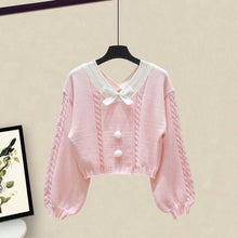 Load image into Gallery viewer, Plus Size Women Winter Patchwork Long Sleeve Knitted Tops + Asymmetric Skirt 2 Piece Suit Female Party Elegant 4XL Two Piece Set