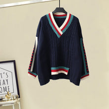 Load image into Gallery viewer, Plus Size Women Winter Patchwork Long Sleeve Knitted Tops + Asymmetric Skirt 2 Piece Suit Female Party Elegant 4XL Two Piece Set