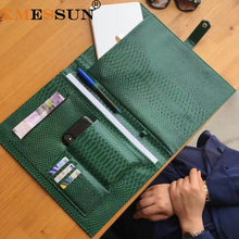 Load image into Gallery viewer, XMESSUN Fashion Customized Folders File Laptop Embrossed Snake Pattern Pouch Bag For Macbook Air Pro 13 inch 2022 Trendy Bag