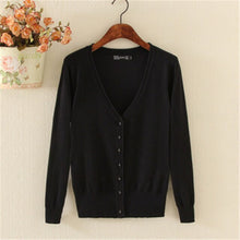 Load image into Gallery viewer, 2019 Spring Autumn Single Breasted Long Sleeve Knitted Sweaters Ladies Plus size 4XL Cardigan Women Oversized Sweater Coat 3603