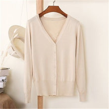 Load image into Gallery viewer, 2019 Spring Autumn Single Breasted Long Sleeve Knitted Sweaters Ladies Plus size 4XL Cardigan Women Oversized Sweater Coat 3603