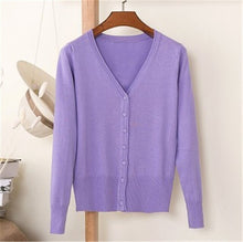 Load image into Gallery viewer, 2019 Spring Autumn Single Breasted Long Sleeve Knitted Sweaters Ladies Plus size 4XL Cardigan Women Oversized Sweater Coat 3603