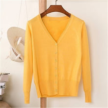 Load image into Gallery viewer, 2019 Spring Autumn Single Breasted Long Sleeve Knitted Sweaters Ladies Plus size 4XL Cardigan Women Oversized Sweater Coat 3603