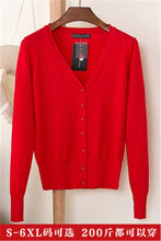 Load image into Gallery viewer, 2019 Spring Autumn Single Breasted Long Sleeve Knitted Sweaters Ladies Plus size 4XL Cardigan Women Oversized Sweater Coat 3603