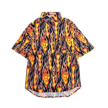 Load image into Gallery viewer, Funny Oversize Lightning Shirt Girl Summer Loose Women Korean Punk Beach Print Tops Harajuku Clothes Short Sleeve Shirt Female