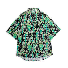 Load image into Gallery viewer, Funny Oversize Lightning Shirt Girl Summer Loose Women Korean Punk Beach Print Tops Harajuku Clothes Short Sleeve Shirt Female