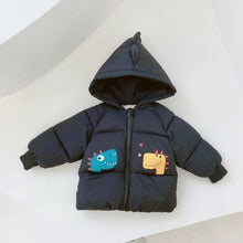 Load image into Gallery viewer, Baby Girls and Boys Parkas Coats Hooded Cartoon Children Cotton-padded Jacket Outerwear Outdoor Clothing Warm