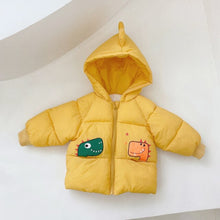 Load image into Gallery viewer, Baby Girls and Boys Parkas Coats Hooded Cartoon Children Cotton-padded Jacket Outerwear Outdoor Clothing Warm