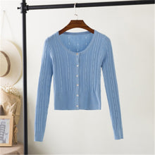 Load image into Gallery viewer, sweters women 2018 Korean loose short sweater spring and autumn long-sleeved women's cardigan top pull femme women tops PZ159