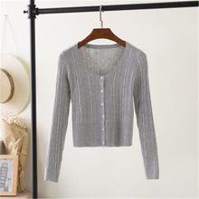Load image into Gallery viewer, sweters women 2018 Korean loose short sweater spring and autumn long-sleeved women's cardigan top pull femme women tops PZ159