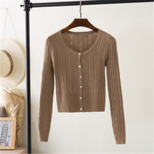 Load image into Gallery viewer, sweters women 2018 Korean loose short sweater spring and autumn long-sleeved women's cardigan top pull femme women tops PZ159