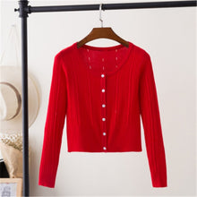 Load image into Gallery viewer, sweters women 2018 Korean loose short sweater spring and autumn long-sleeved women's cardigan top pull femme women tops PZ159