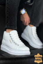 Load image into Gallery viewer, Men&#39;s White Leather Boots
