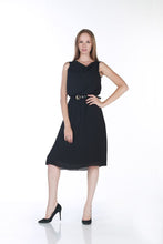 Load image into Gallery viewer, PEMPE CHIFFON SHEATH DRESS - Black
