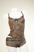 Load image into Gallery viewer, PIERRE CARDIN CAMI AND SHORT - Brown
