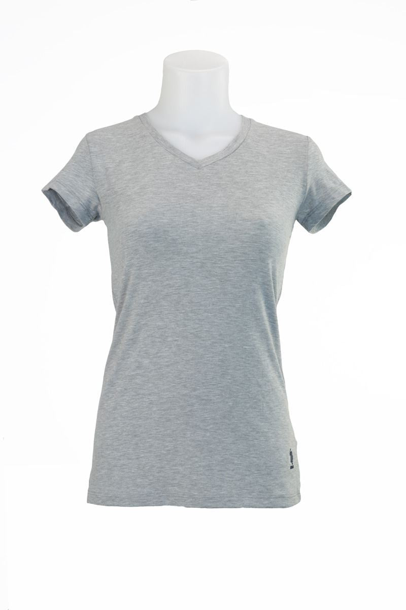 US POLO ASSN V-NECK T-SHIRT - Grey