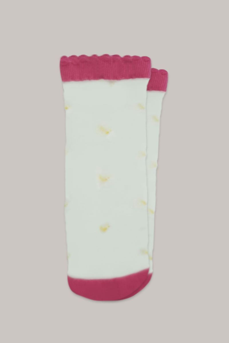 DAYMOD POLKA SOCKS - Fuchsia