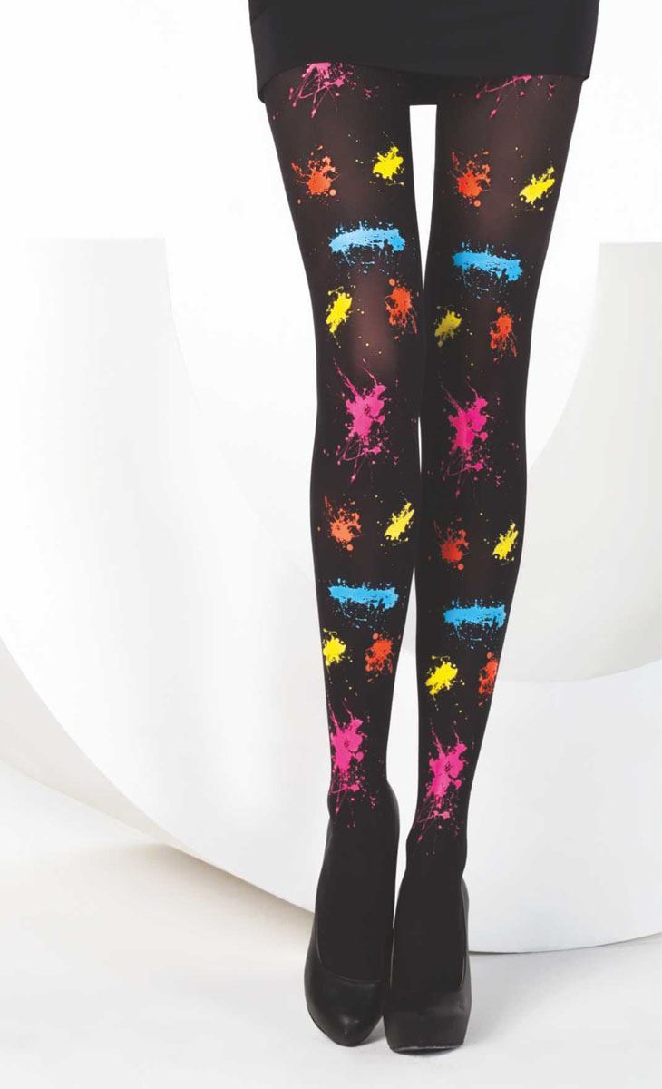 DAYMOD COLORFUL HOSIERY - Black