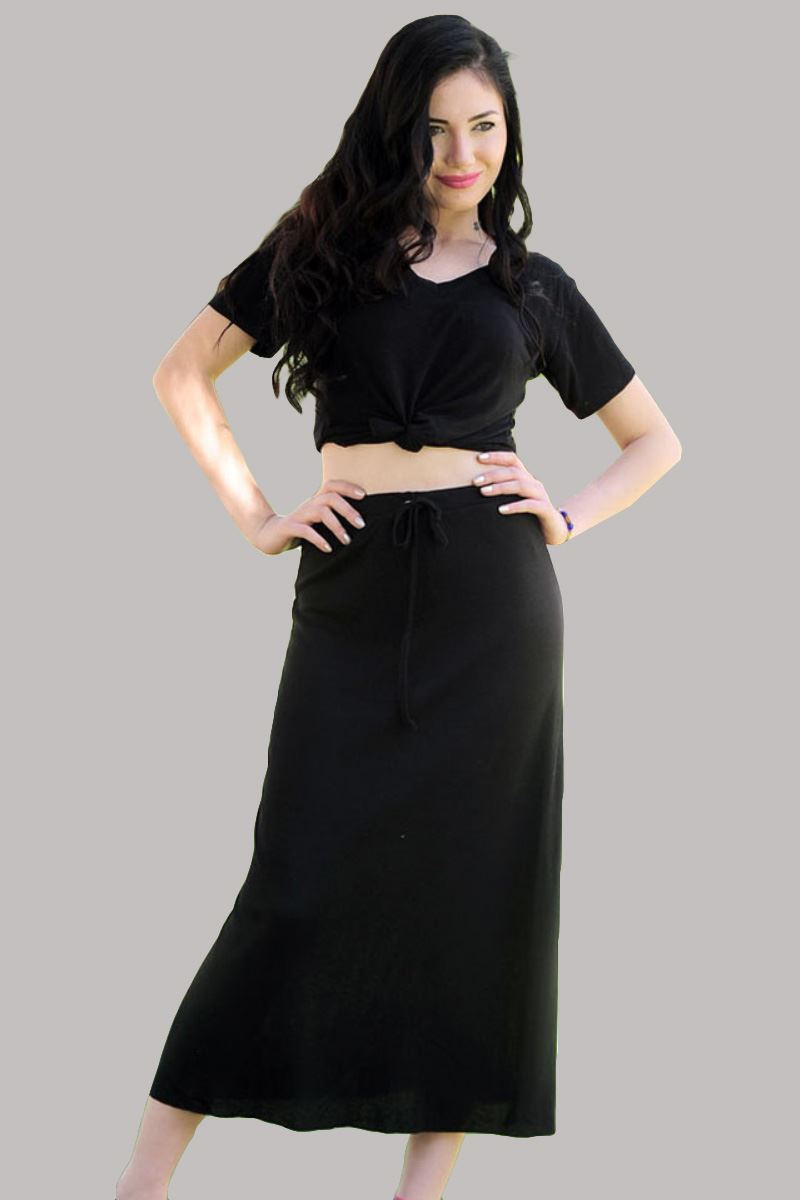 Vavin LIGHT STRAIGHT SKIRT - Black