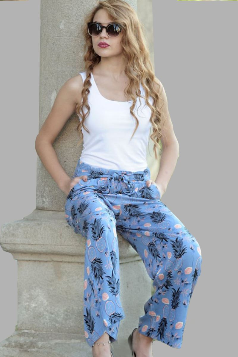 Vavin PINEAPPLE PANTS - Blue