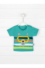 Load image into Gallery viewer, Baby Boy&#39;s Green T-shirt &amp; Black Shorts Set
