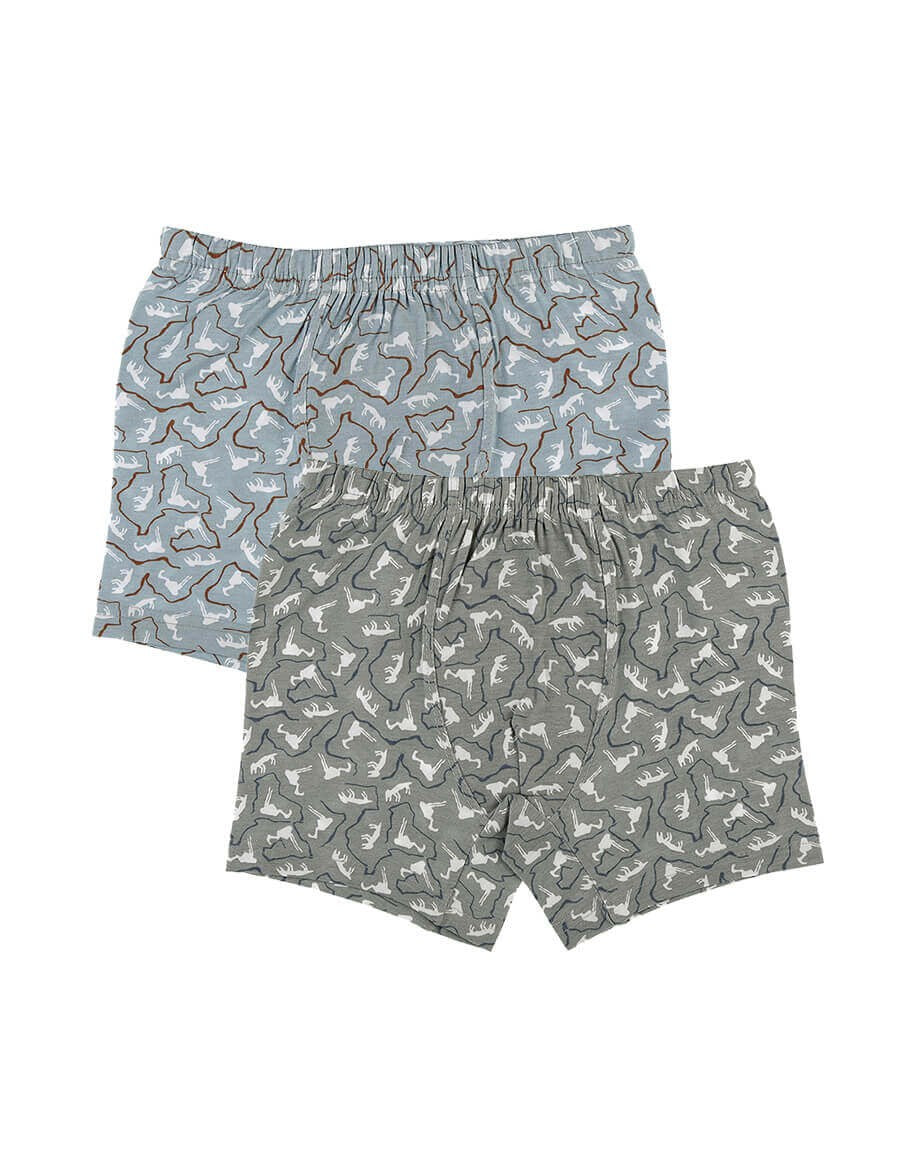 Boy's Printed Boxer- 2 Pieces