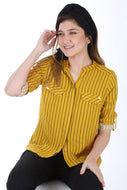Women's Oversize Striped Shirt