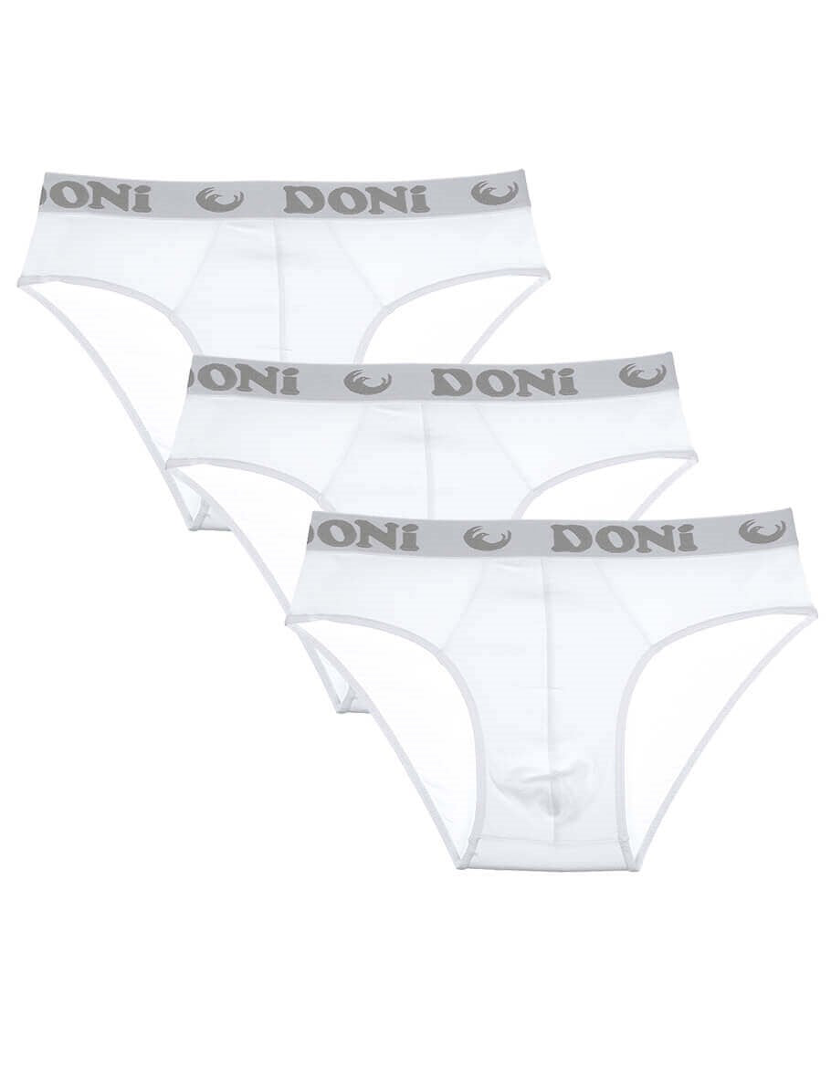 Men's White Panties- 3 Pieces